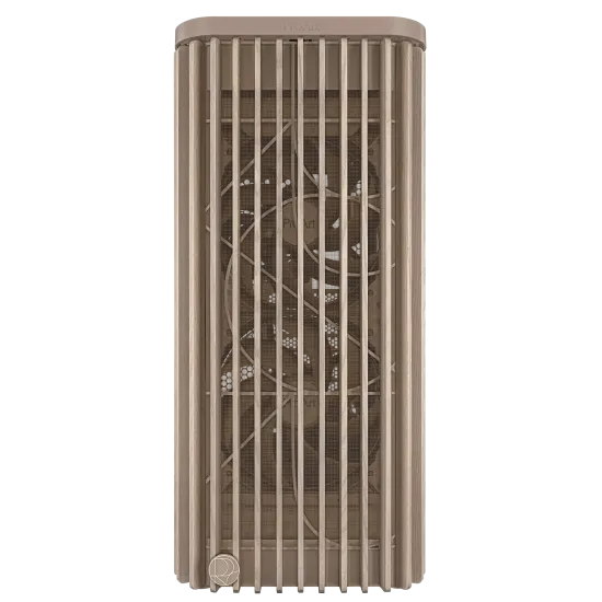 Кутия ASUS ProArt PA401 Wood Edition Beige - Mesh Panel