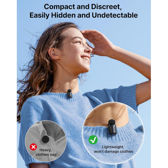 Wireless Microphone System BOYA Mini 2-03 с Lightning