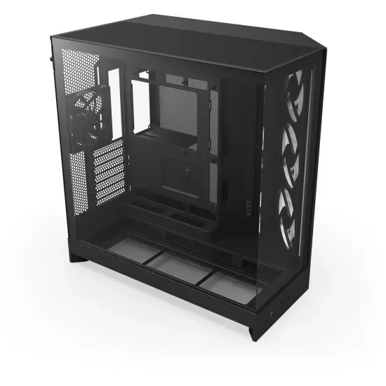 Кутия NZXT H9 Flow RGB Dual-Chamber - Black