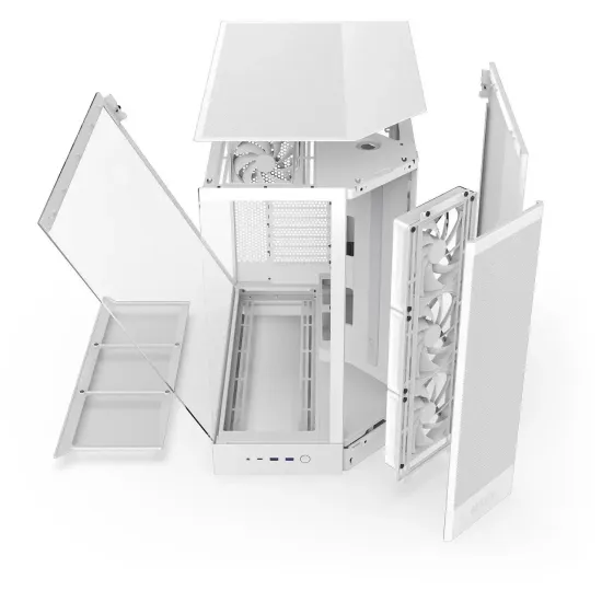 Кутия NZXT H9 Flow Dual-Chamber - White