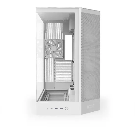 Case NZXT H9 Flow RGB Dual-Chamber - White