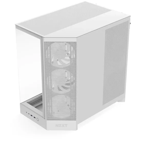 Case NZXT H9 Flow RGB Dual-Chamber - White