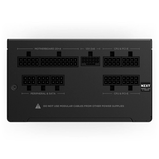 Power Supply NZXT C750 Core 750W 80+ Gold ATX 3.1 PCIe 5.1 - Fully Modular