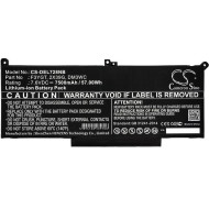 Батерия  за лаптоп DELL CTOL7480-D1506CN, Latitude 12 7000, Latitude 13 7380 LiIon 7.6V 7500mAh CAMERON SINO