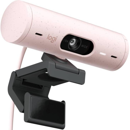 Logitech BRIO 500 Rose Full HD Webcam, mic, USB