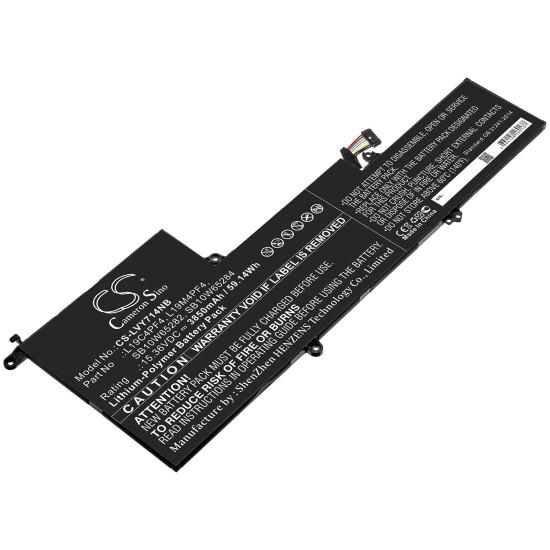 Laptop Battery for  LENOVO Yoga 14s, Yoga Slim 7 14ARE05 82A2001JBM, L19C4PF4 LiPo  15.36V 3850mAh CAMERON SINO