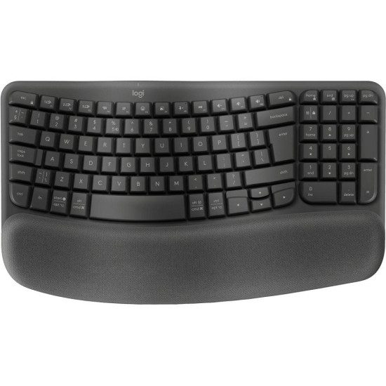 Безжична клавиатура Logitech Wave Keys - Graphite