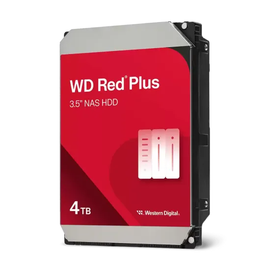 Western Digital Red Plus, 4TB NAS, 3.5