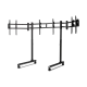 Free Standing Triple Monitor stand Next Level Racing Round Tube