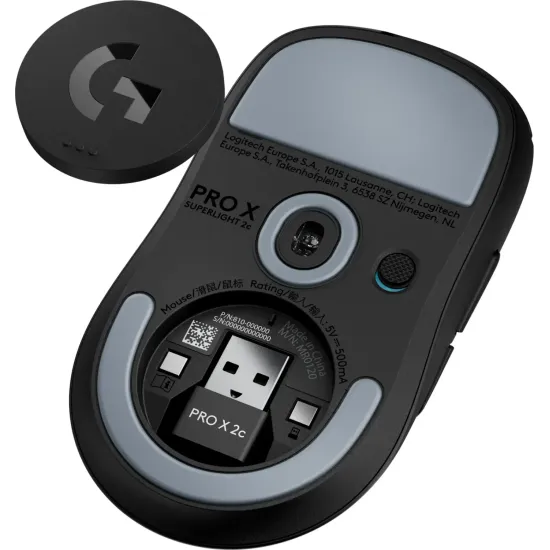 Wireless Mouse Logitech G Pro X Superlight 2c compact black