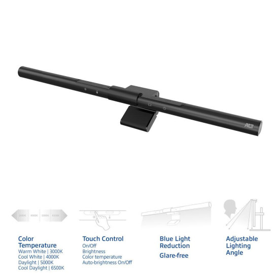 ACT Dimmable Monitor LED Light Bar, USB powered