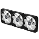 3-pack Fans GIGABYTE AORUS EZ CHAIN RVS FAN 120 - 120x120x25mm ARGB