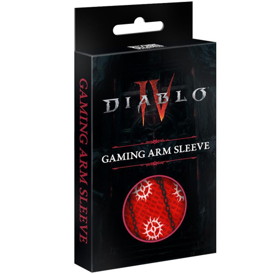 FragON Gaming Arm sleeve Diablo 4 Cathedral of Light Red - Size XL