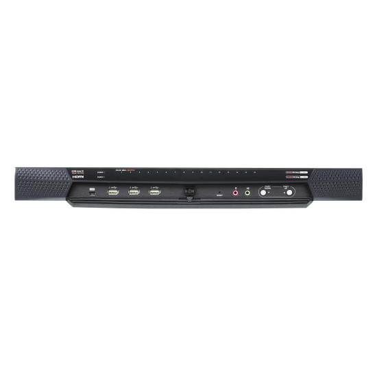 KVM over IP Switch ATEN KN2116VB-AX-G, KVM 16-Port, 1x Local, 2x Remote, Console: 2xUSB, HDMI, VGA