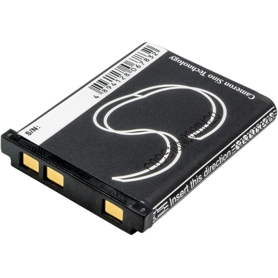 Battery for cordless phone Panasonic KX-TCA285, KX-TCA385, KX-UDT121  LiIon 3,7V 660 mAh  Cameron Sino