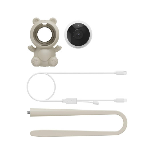 Hama Smart Surveillance Camera, for Babies, WLAN, App, Night Light, Audio, 1080p