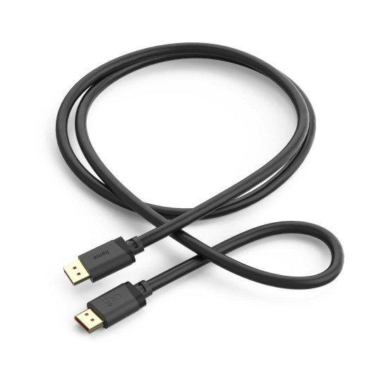 Hama DisplayPort Cable, DP 2.1, Ultra-HD 16K, 80 Gbit/s, 2 m