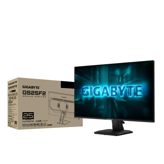 Gaming Monitor Gigabyte GS25F2A - 24.5 inch SS IPS FHD (1920x1080), 240 Hz, 1 ms, HDR10