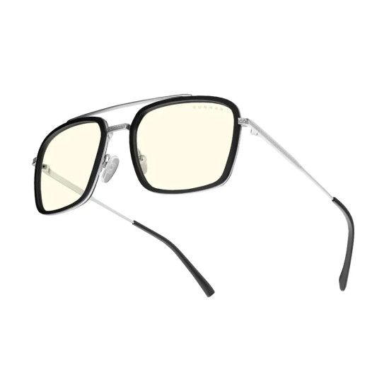 GUNNAR Baron Silver Computer Glasses - Clear