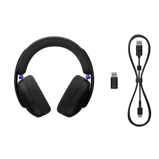 Gaming Earphone Logitech G335 Lightspeed Wireless, Microphone, Black