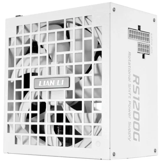 Захранващ блок Lian Li RS 1200W 80+ Gold PCIe 5.1, ATX 3.1, RS Hub - Бял