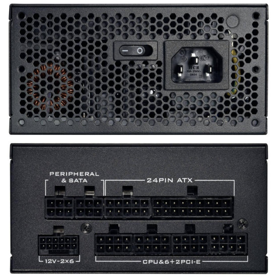 Power Supply Lian Li SP850 V2 Black 850W 80+ Gold PCIe 5.1, ATX 3.1