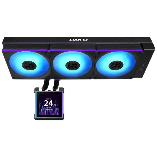 CPU AiO Cooler Lian Li HydroShift II LCD-S 360CL RGB - Black