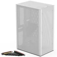 Ssupd Meshlicious Full Mesh PCIE 4.0 Edition Mini-ITX Case - White