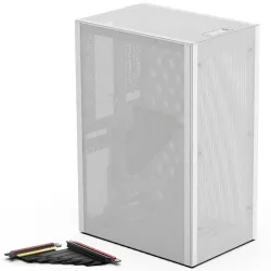 Ssupd Meshlicious Full Mesh PCIE 4.0 Edition Mini-ITX Case - White