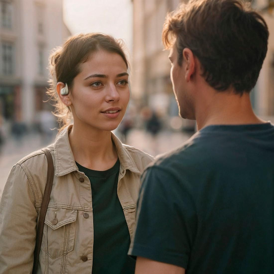 Hama “Spirit Open” Bluetooth® Headph., OWS Open Ears, True Wireless, App, sand