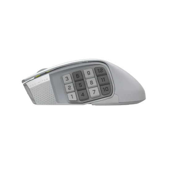 Gaming optical mouse CORSAIR SCIMITAR ELITE WIRELESS SE White, 33000 DPI