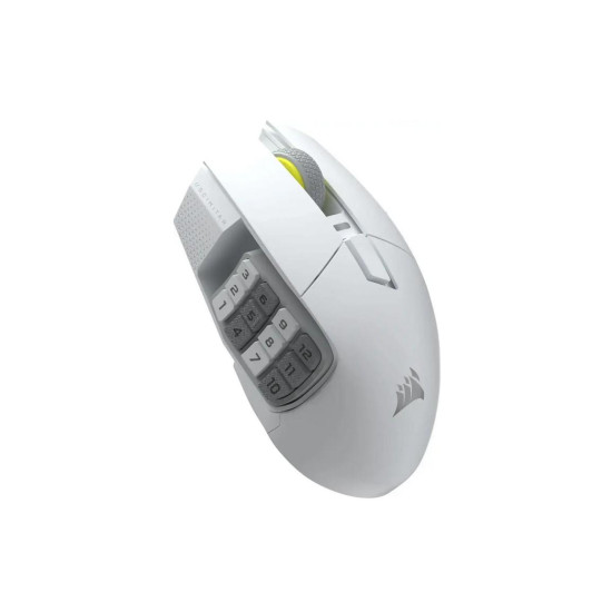 Gaming optical mouse CORSAIR SCIMITAR ELITE WIRELESS SE White, 33000 DPI