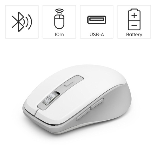 Hama “WM-450” Multi-Device Mouse, Wireless, Radio/Bluetooth®, 7 Buttons