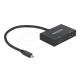 Delock DisplayPort 1.2 Splitter 1 x DisplayPort in > 2 x DisplayPort out 4K