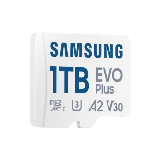 Memory card Samsung EVO+, 1 TB, mSD + Adapter, card microSDXC