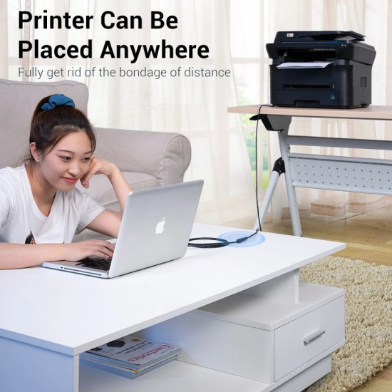 Vention Кабел USB 3.0  Extension AM / AF - 0.5M Black - CBHBD