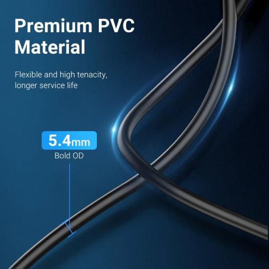 Vention Кабел USB 3.0  Extension AM / AF - 0.5M Black - CBHBD