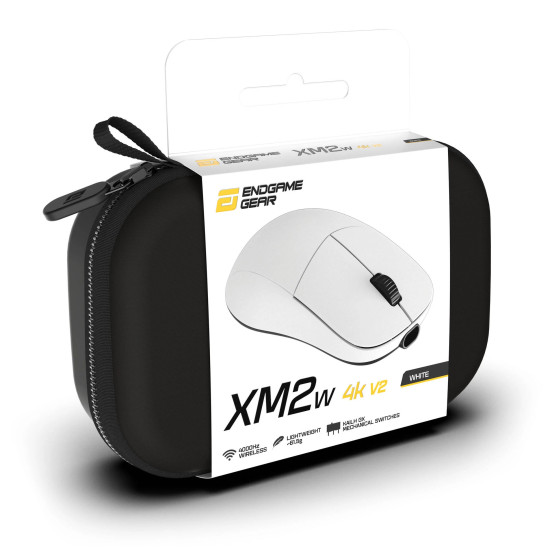 Endgame Gear професионална геймърска мишка XM2w 4K v2 - Wireless Gaming Mouse - White
