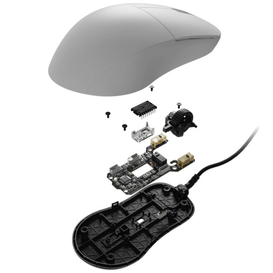 Endgame Gear професионална геймърска мишка XM2 8K v2 - Gaming Mouse - White