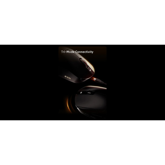 ATK професионална геймърска мишка Wireless Gaming Mouse A9 Plus Tri-mode Nearlink - 1K, White