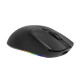 Ajazz професионална геймърска мишка AJ139 V2 MC - Wireless Gaming Mouse - 1K, Magnetic Charging Dock, Black