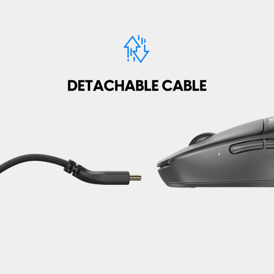 Pulsar професионална геймърска мишка Wired Gaming Mouse X2 Wired Size2 Black