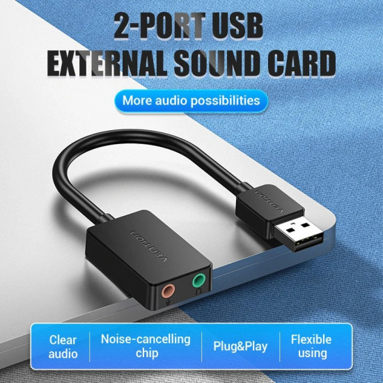 Vention външна звукова карта USB Sound card - CDYB0