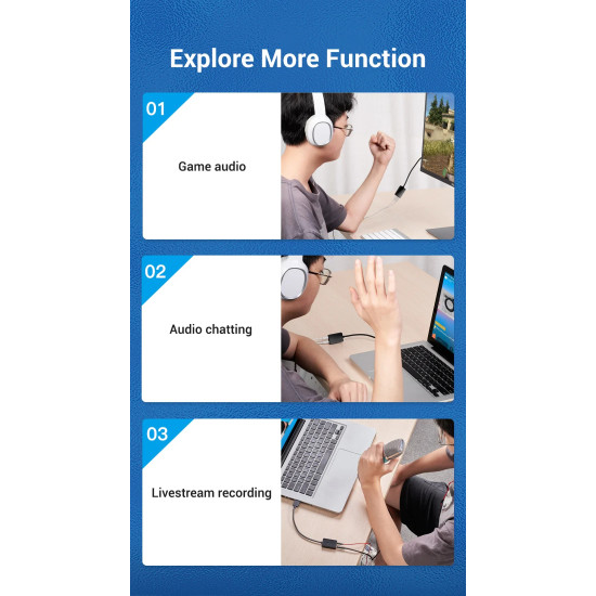 Vention външна звукова карта USB Sound card - CDYB0