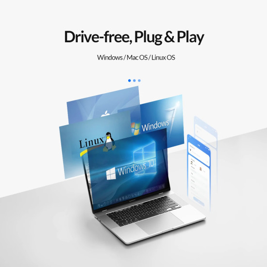 Orico хъб USB3.1 HUB Type-C - 2 x USB3.0, 2 x USB-C - PAPW2AC-C3-05-BK-EP