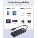 Orico хъб USB3.1 HUB Type-C - 4 x USB3.0 - PAPW4A-C3-015-WH
