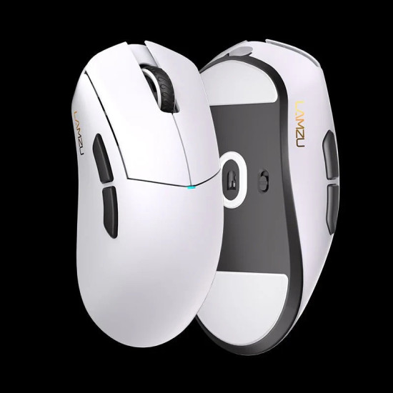 Lamzu професионална геймърска мишка PARO 8K White - Wireless Gaming Mouse