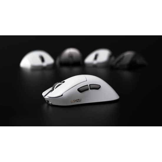 Lamzu професионална геймърска мишка PARO 8K White - Wireless Gaming Mouse