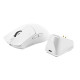 Ajazz професионална геймърска мишка AJ139P V3 MC - Wireless Gaming Mouse - 1K, Magnetic Charging Dock, White