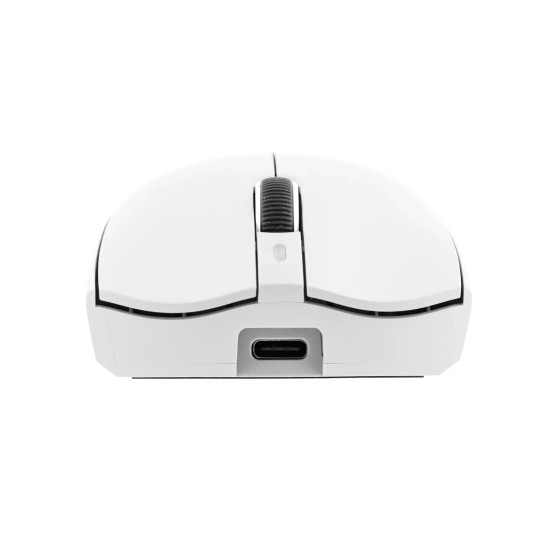 Ajazz професионална геймърска мишка AJ139P V3 MC - Wireless Gaming Mouse - 1K, Magnetic Charging Dock, White